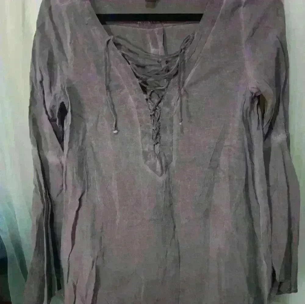 Rock & Republic womens tunic purplish gray top S - Picture 6 of 6